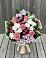 Букет цветов из: Альстромерии, Гвоздики, Розы и Хризантемы в Чердаклах