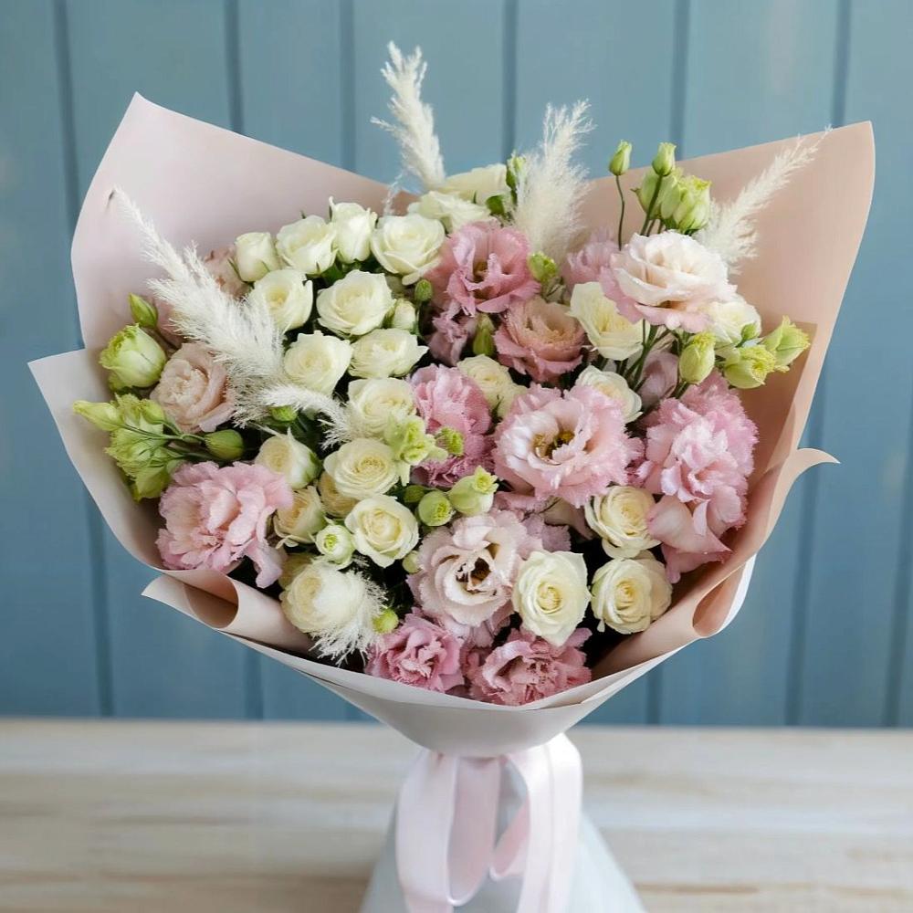 Букет цветов из: Альстромерии и Розы в Чердаклах