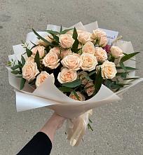 Букет Кремовые розы Латте в Чердаклах