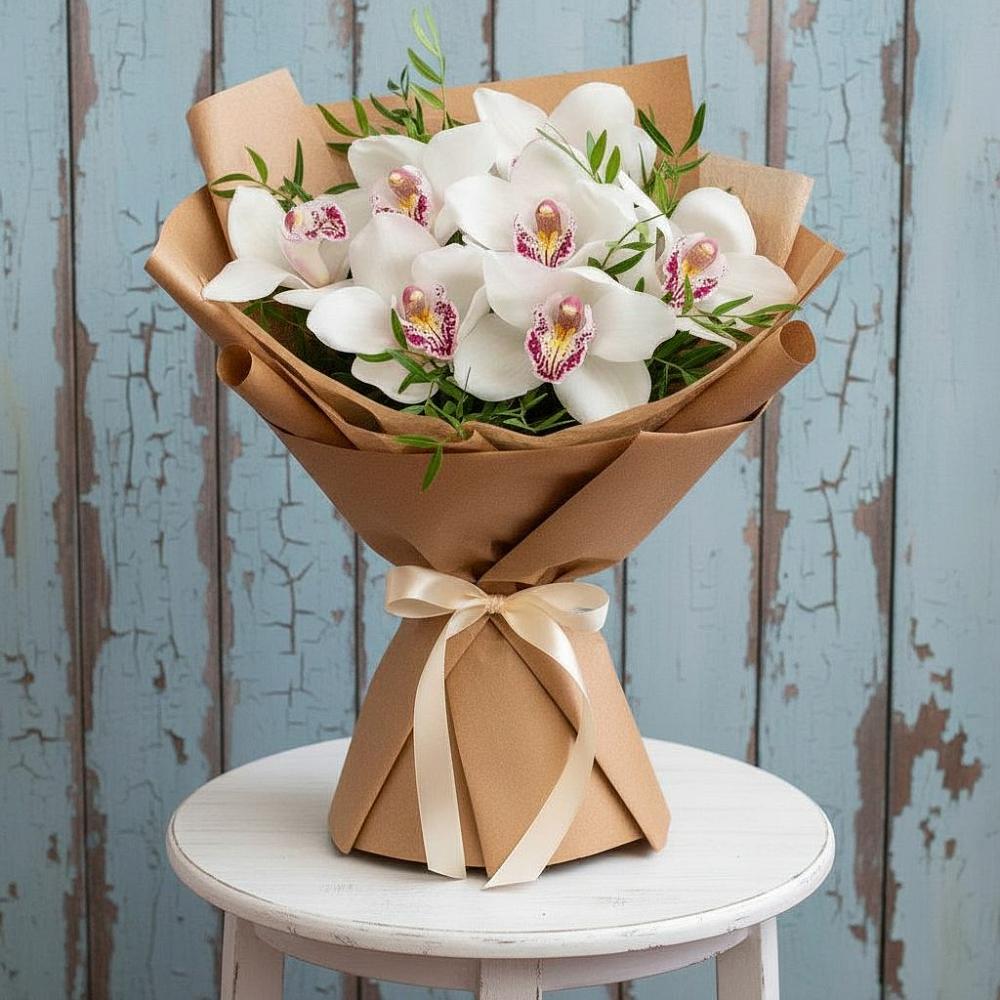 Букет цветов из: Орхидеи и Розы в Чердаклах