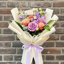 Букет цветов из:  Лизиантусы и Розы #REPLACE_PRED# Чердаклах