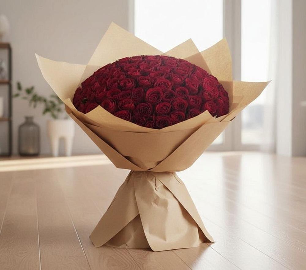 Букет 101 Красная роза в Чердаклах