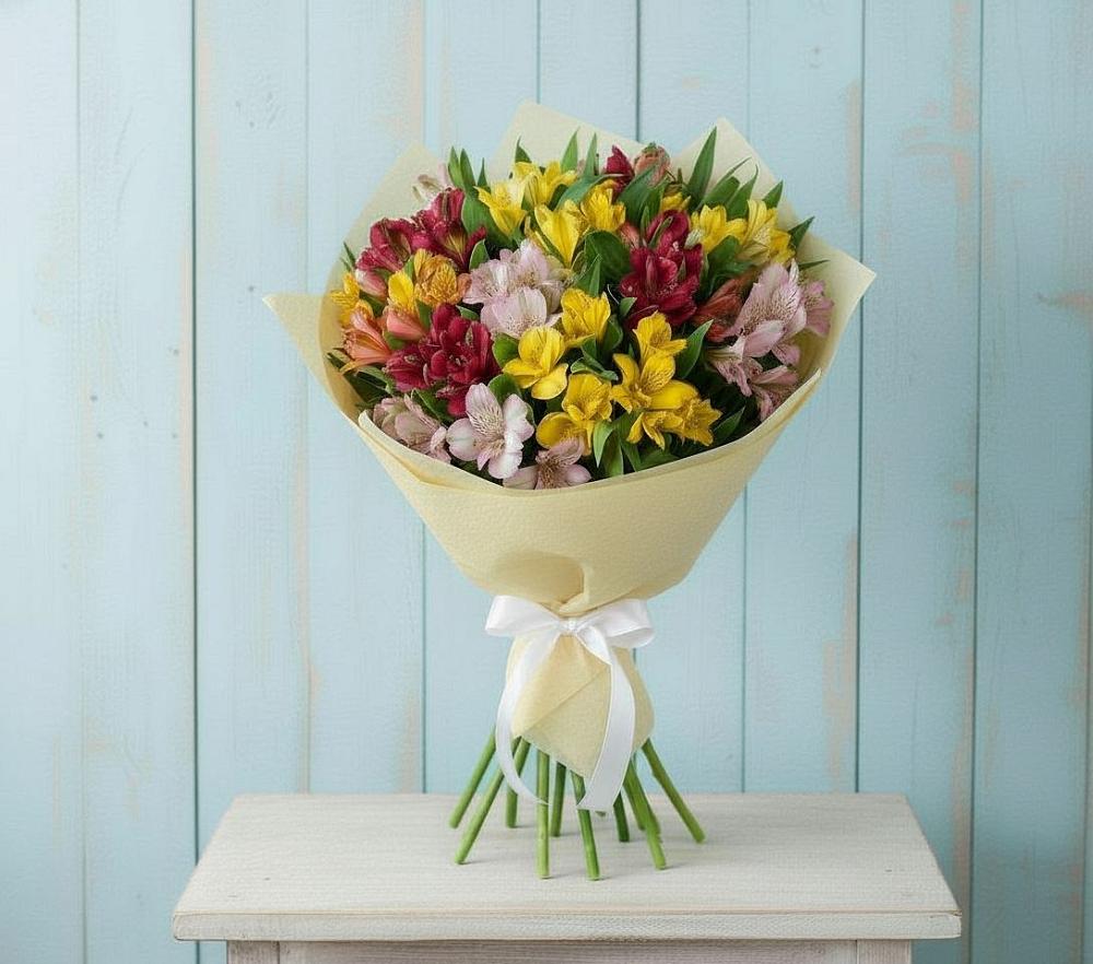 Букет цветов из: Альстромерии в Чердаклах