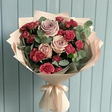 Букет цветов из:  Гвоздики и Розы в Чердаклах