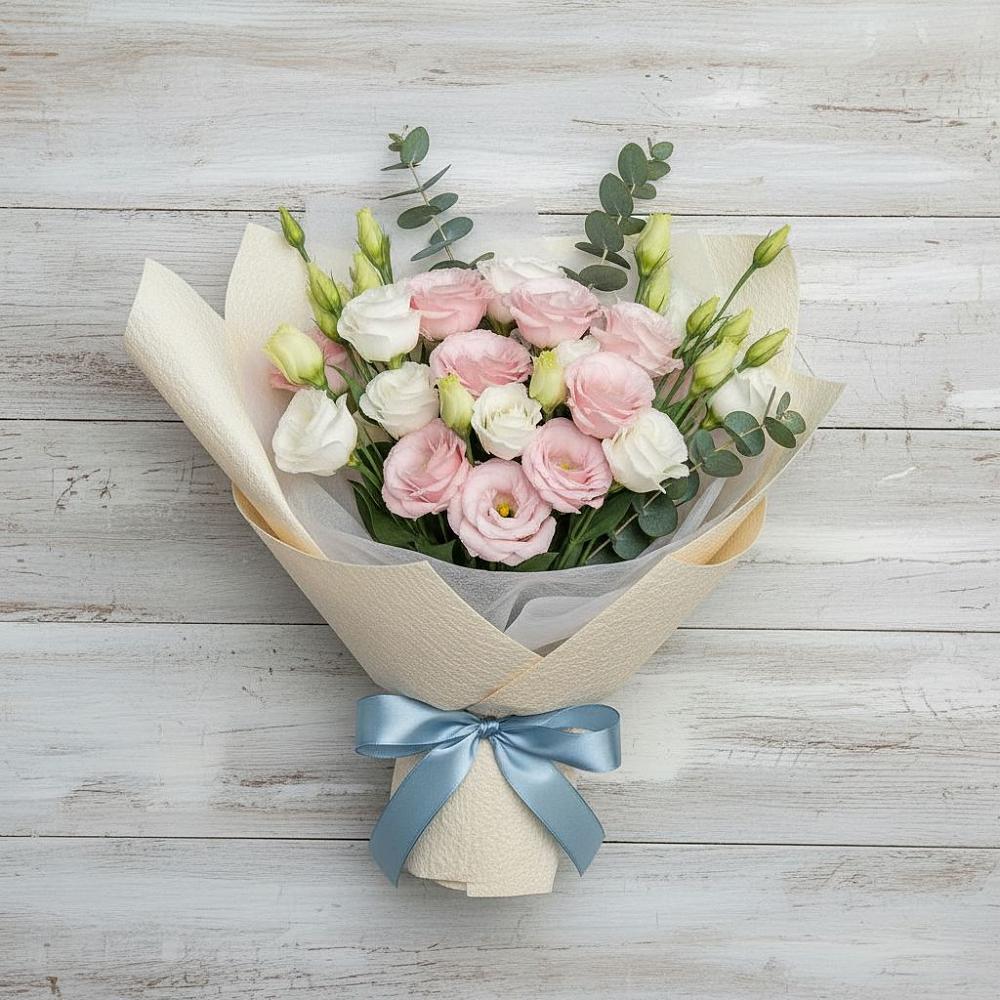 Букет цветов из: Лизиантусы в Чердаклах